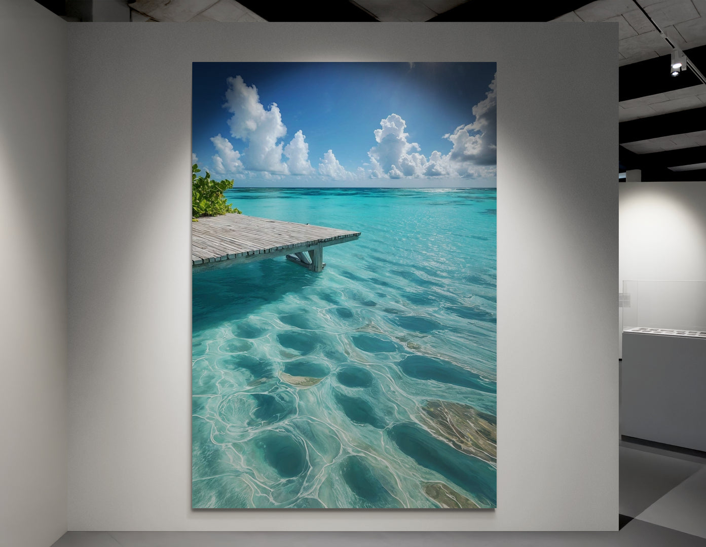 Bahamas Mirages Canvas Print Wall Art