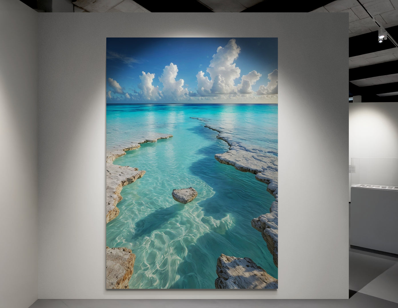 Bahamas Reflection Canvas Print Wall Art