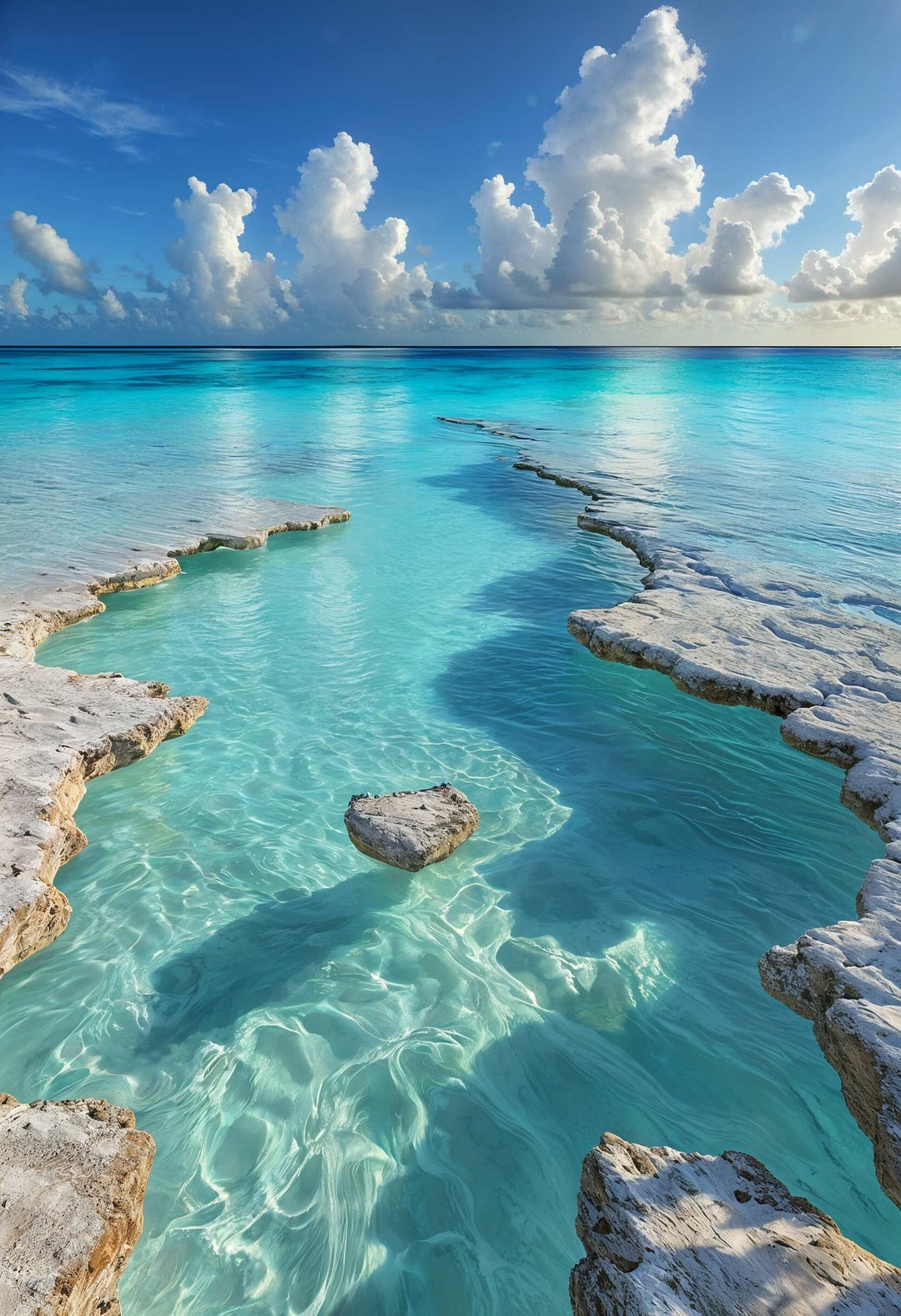 Bahamas "Reflection" Canvas Print Wall Art Collection