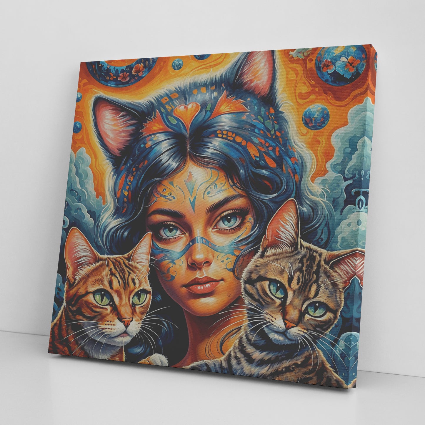 Cat Ladies Maya 11 Canvas Wall Art