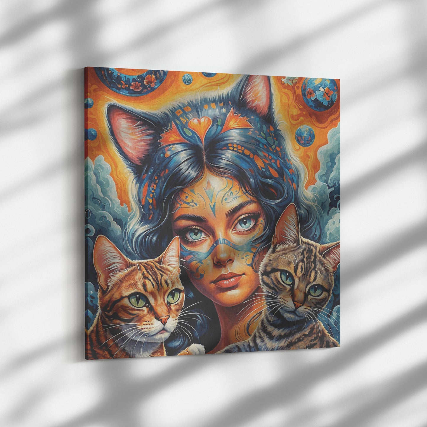 Cat Ladies Maya 11 Canvas Wall Art