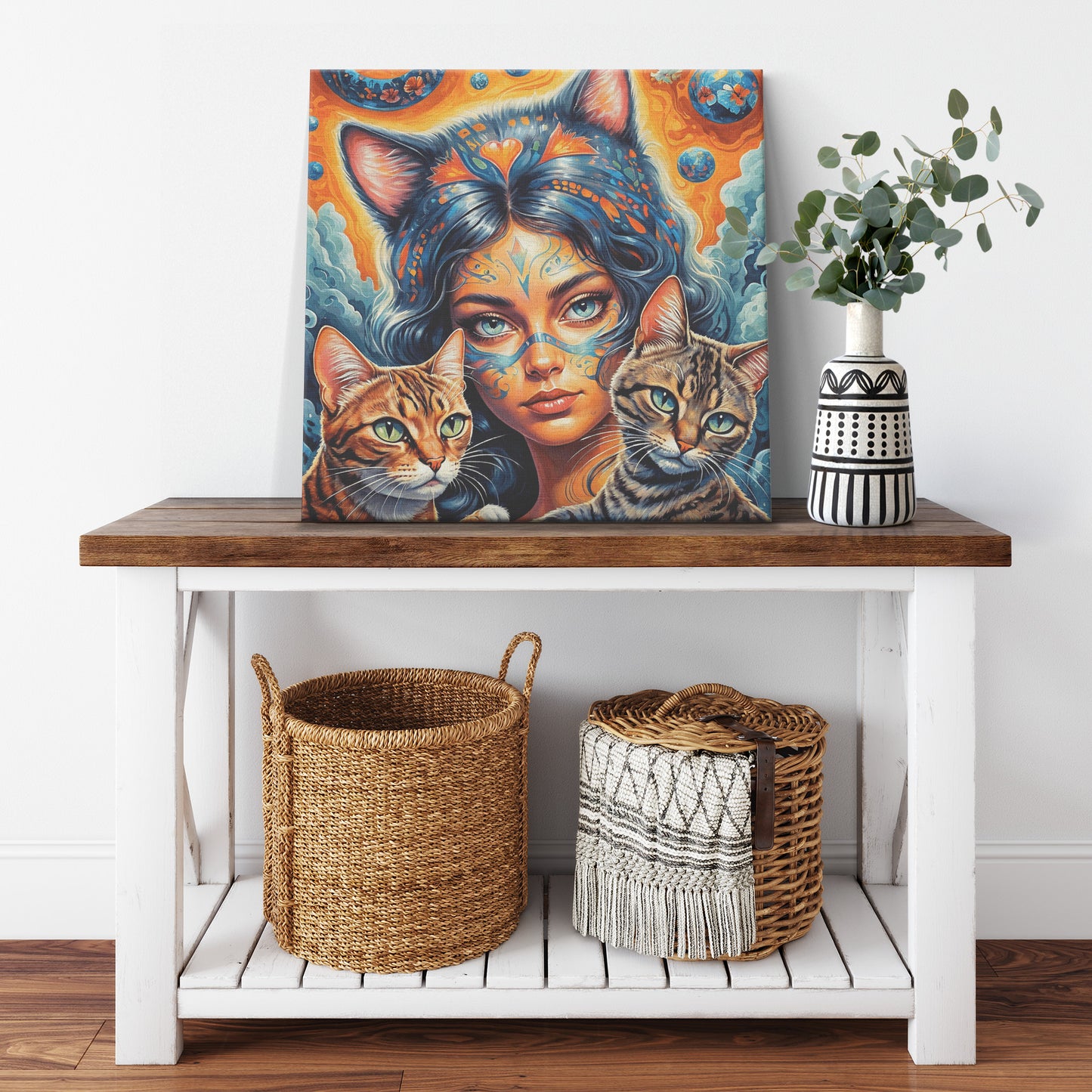 Cat Ladies Maya 11 Canvas Wall Art