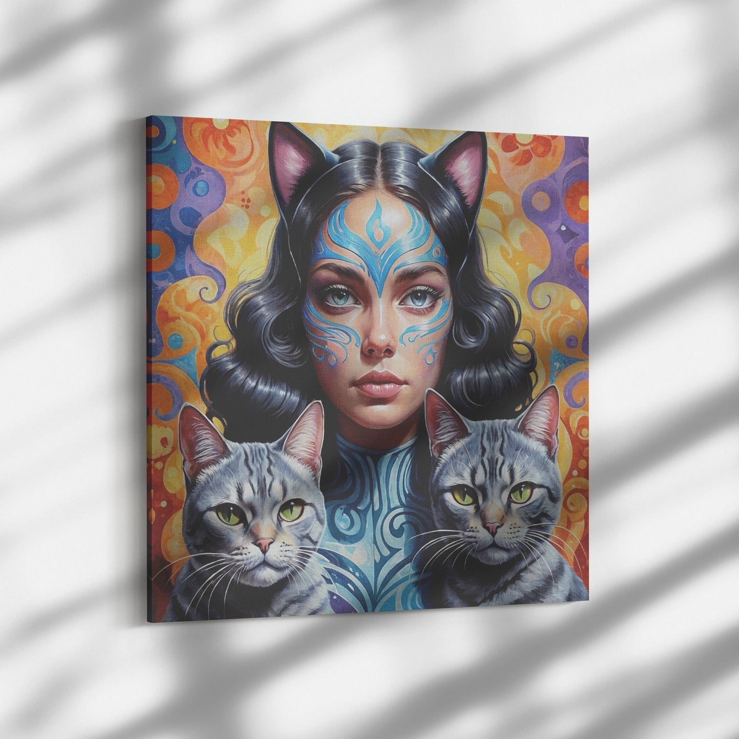 Cat Ladies Maya 13 Canvas Wall Art