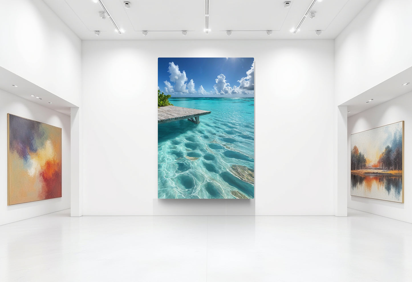 Bahamas Mirages Canvas Print Wall Art